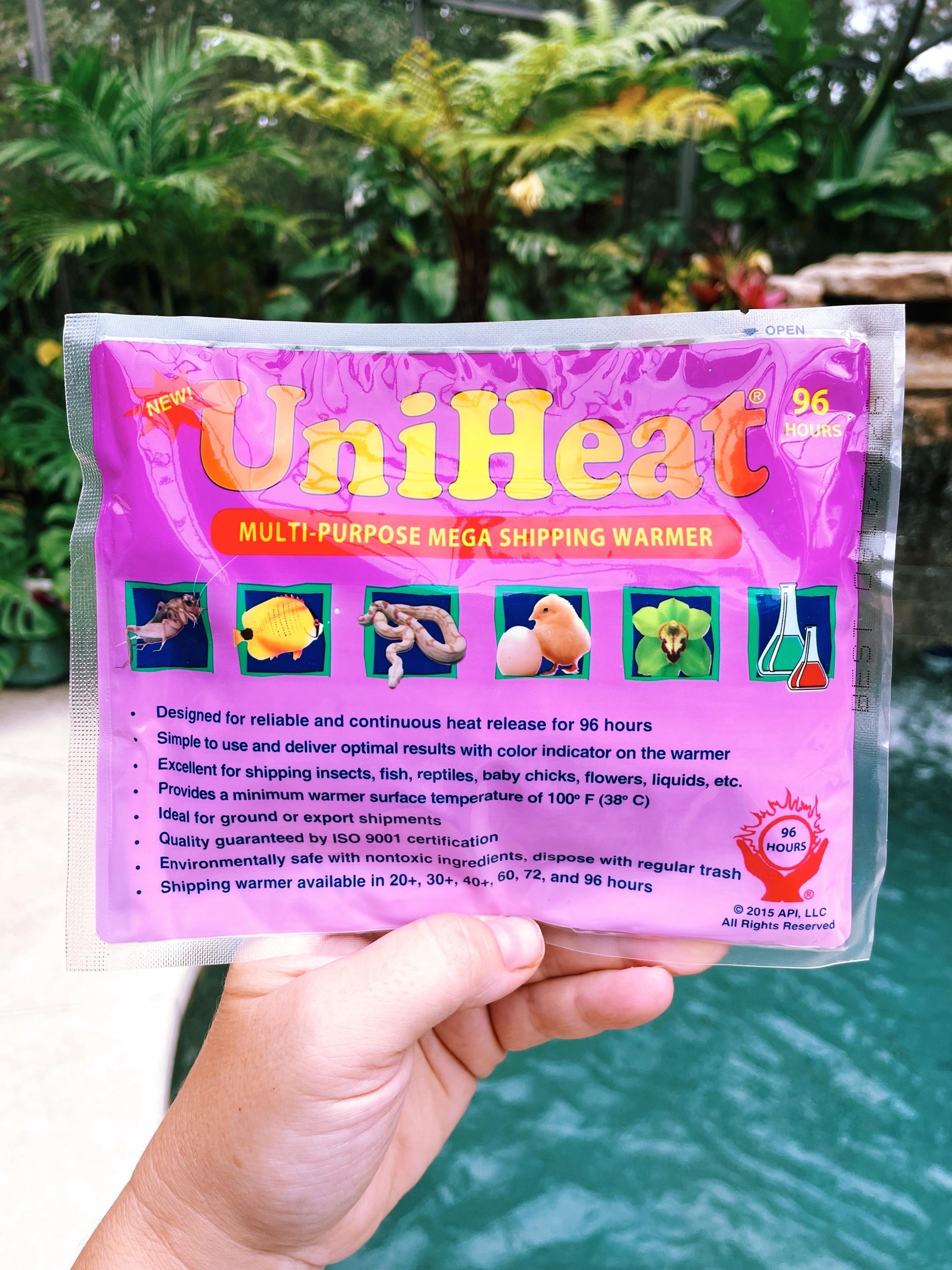 Thermal Protection For Plant Orders - UniHeat Heat Pack 96 hours plus silver insulation for Shipment